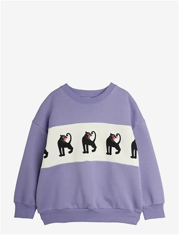 MINI RODINI Panther Panel Sweatshirt - PURPLE - 128/134 – kuva 1/1