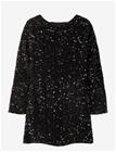 NAME IT Nkfrusitta Ls Dress - CHOCOLATE PLUM - 152
