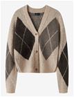 LMTD Nlfkleaveharlekin Ls Short Knit Cardigan - PEYOTE - 146-152