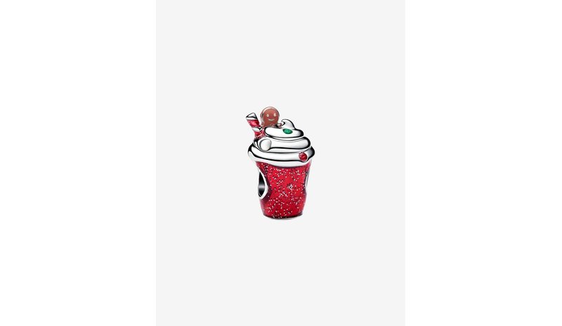 PANDORA Gingerbread Drink Charm - RED - One Size – kuva 1/1