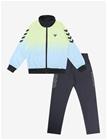 HUMMEL Hmljr Gradient Track Suit - SHADOW LIME/BLACK - 116