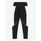 AIM´N Soft Basic Baselayer Legging - BLACK/WHITE - L – kuva 1