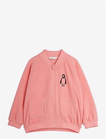 MINI RODINI Penguin Emb Microfleece Jacket - PINK - 104/110 – kuva 1/1
