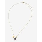 BUD TO ROSE Kelly Long Necklace Grey/Gold - GOLD - One Size