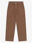 THE NEW Tnyde Baggy Fit Worker Jeans - BROWN DENIM - 8