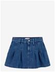 TOMMY HILFIGER Denim Pleated Skirt - MEDIUMUSED - 128