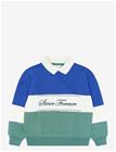 THE NEW Tnyirgil Os Polo Sweatshirt - NORTH ATLANTIC STRIPED TN - 98/104