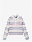 TOMMY HILFIGER Stripe Polo Ls - SKY BLUE STRIPES - 152