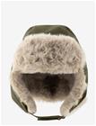 MINI A TURE Matcrister Teddy Lined Winter Hood - KALAMATA GREEN - 10/12Y