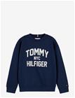 TOMMY HILFIGER Brand Love Crew - DARK BLUE - 152
