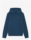 LYLE & SCOTT Pullover Hoodie - AEGEAN BLUE - 140-146