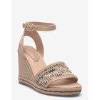 TOMMY HILFIGER High Wedge Espad Raffia - NATURAL BLACK - 41