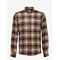 BISON Checked Shirt L/S - CAMEL - M – kuva 1