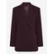 MANGO Double-Breasted Belted Suit Blazer - DARK RED - M – kuva 1