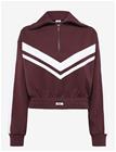 FILA Avigna Relaxed Cropped Half Zip Sweatshirt - FUDGE - S