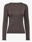 SOFT REBELS Srmarla Lace Edge Knit - 661 COFFEE QUARTZ MELANGE - S