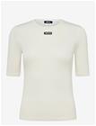 ROTATE Short Sleeve T-Shirt - EGRET - L