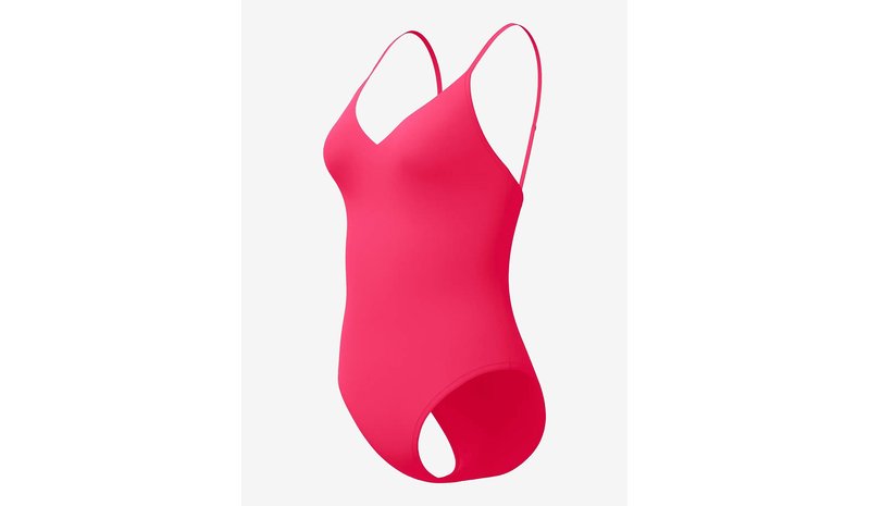 SPEEDO Solid V-Neck Swimsuit - RUBY - XXL – kuva 1/1