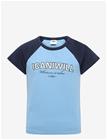 ICANIWILL Everyday Raglan Tee Print W - DOVE BLUE - S