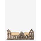 BLOOMINGVILLE Noeli Votive - GOLD - H20 cm