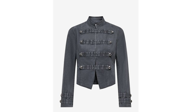 ONLY Onlsynne Canvas Uniform Jacket Otw - BLUE GRAPHITE - M – kuva 1/1