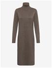 SAINT TROPEZ Milasz Roll Neck Long Dress - MINK MELANGE - XS