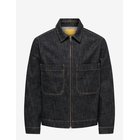 ONLY & SONS Onscassel Blk Rinse 8542 Dot Dnm Jacket - BLACK DENIM - S