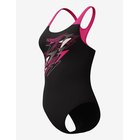 SPEEDO Medley Logo Medalist One Piece - ANTHRACITE/MARGARITA PINK - 40