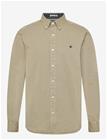 SUPERDRY Garment Dyed L/S Shirt - TUMBLED TAN - M
