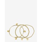 BUD TO ROSE Capri 3-Pack Bracelet Silver - GOLD - One Size