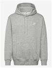 NIKE M Nk Club Bb Po Hoodie - DK GREY HEATHER/LT SMOKE GREY/ - XS