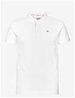 TOMMY JEANS Tjm Slim Placket Polo - WHITE - M