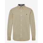 SUPERDRY Garment Dyed L/S Shirt - TUMBLED TAN - L