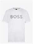 BOSS Ts_Active Logo - WHITE - XL