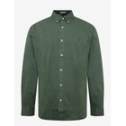 SUPERDRY Garment Dyed L/S Shirt - TUMBLED GREEN - M