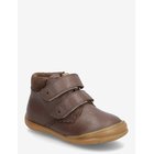 ANGULUS Shoes - Flat - With Velcro - 4073/1780 DARK TAUPE/DARK TAUP - 19