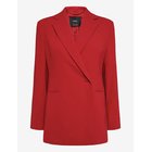 MANGO Double-Breasted Belted Suit Blazer - RED - XL