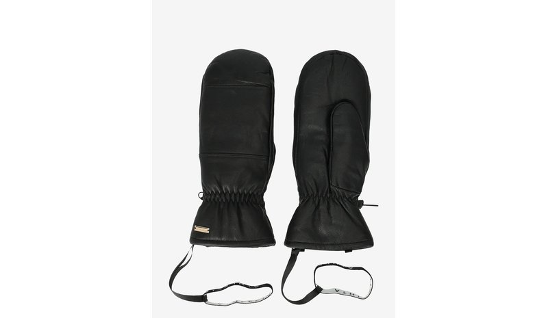 ATHLECIA Cassiel Leather Mittens - BLACK - S/M – kuva 1/1