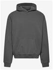 WEEKDAY Loose Heavyweight Cotton Hoodie - WASHED GREY - XL