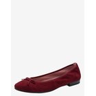 TAMARIS Woms Ballerina - MERLOT SUEDE - 37