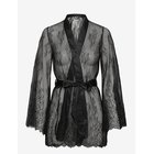 HUNKEMÖLLER Kimono Allover Lace - CAVIAR - XS/S