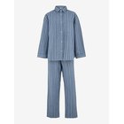 BECKSÖNDERGAARD Striped Flannel Pyjamas Set - BLUE/OFF-WHITE - S