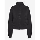 WEEKDAY Jersey Button Up Jacket - BLACK - M