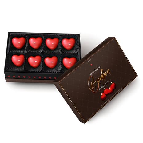Mikamax Heart-Shaped Bonbon Candle Light – kuva 4/4