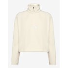 THE NORTH FACE W Novelty Logo Glacier 1/4 Zip - WHITE DUNE - L