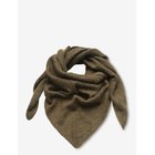 DANTE6 Skai Knitted Triangular Scarf - MOSS OLIVE - One Size