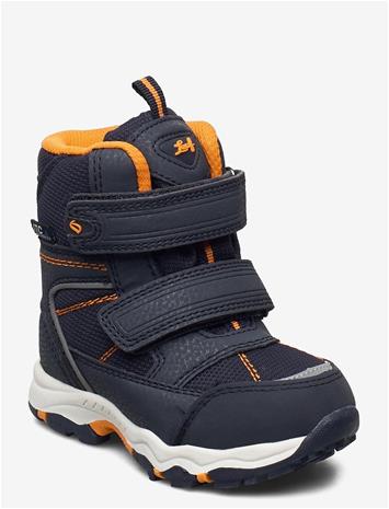 Leaf Siljan Talvikengät, Navy/Orange, 23