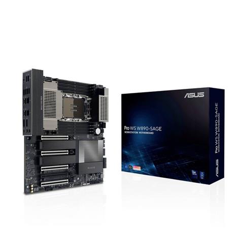 ASUS Pro WS W890-SAGE Emolevy - Intel W890 - LGA4710-2 Socket socket - DDR5 RAM - SSI (Server)