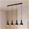Arcchio Cosmina -riippuvalo, 4-lamp., musta – kuva 8