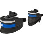 Romet M-Wave -satulalaukku polkupyörään, 1 l, 17 x 11 x 8 cm, musta / sininen